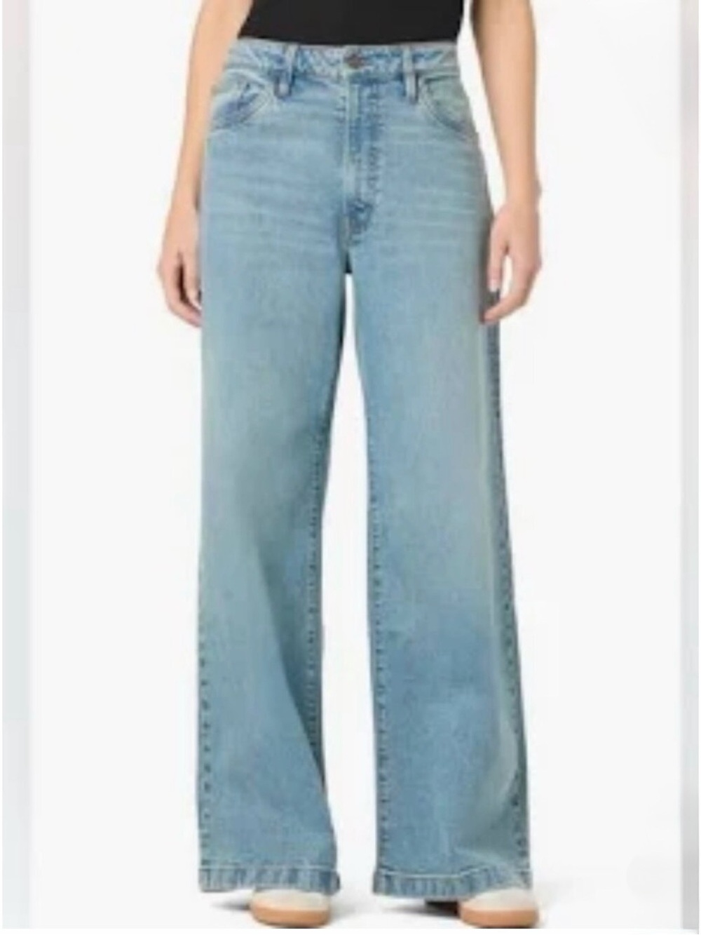 Oat NY Comfort Weave High Rise Wide Leg Jean